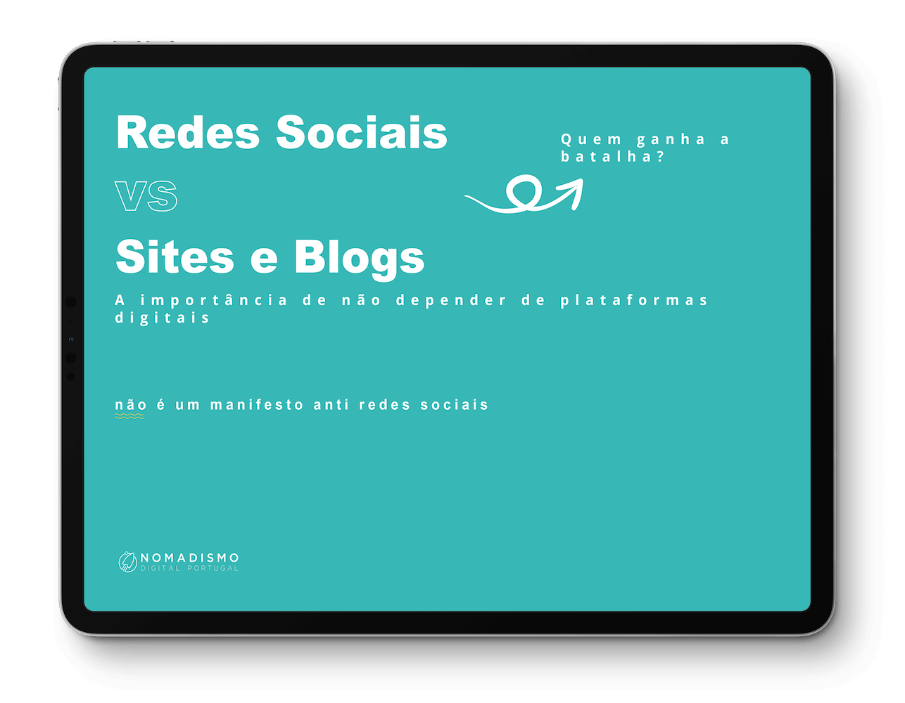 eBook Redes Sociais vs Sites e Blogs - Nomadismo Digital Portugal