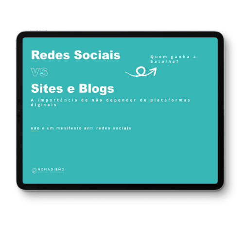 ebook Redes Sociais vs Blogs - Nomadismo Digital Portugal